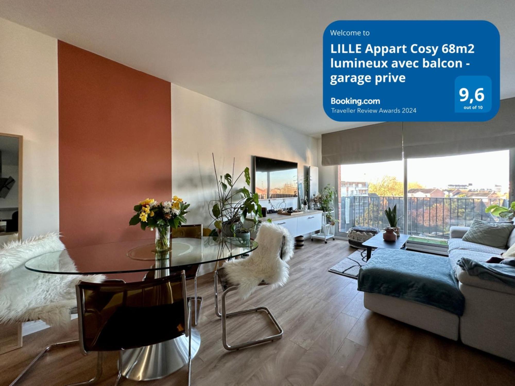 Lille Appart Cosy 68M2 Lumineux Avec Balcon - Garage Prive Exterior photo